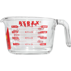 Pyrex Prepware 4 Cup Clear Glass Measuring Cup 6001076