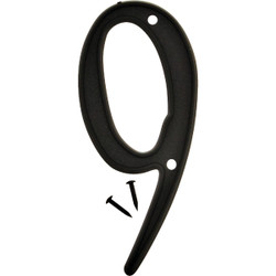 Hy-Ko 4 In. Black House Number Nine PN-29/9 Pack of 10