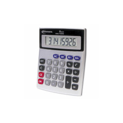 Innovera® 15927 Desktop Calculator, Dual Power, 8-Digit LCD IVR15927