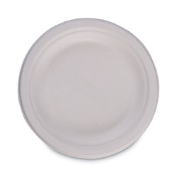 Boardwalk® Bagasse Dinnerware, Plate, 6" Dia, White, 1,000/carton PL-06BW