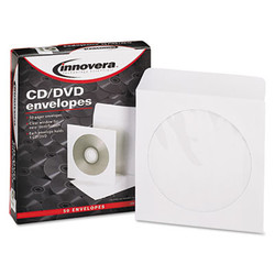 Innovera® ENVELOPE,CD/DVD,50PK,WH IVR39403