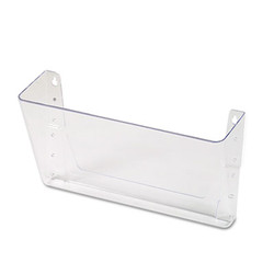 Universal® Wall Files, Letter Size, 13" x 4" x 7", Clear UNV53692