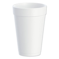 Dart® Foam Drink Cups, 16 Oz, White, 25/bag, 40 Bags/carton 16J16