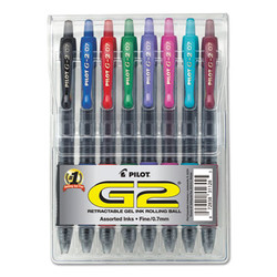 Pilot® PEN,GEL RBAL FNE 8/ST,AST 31128