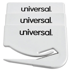 Universal® OPENER,LETTER,3/PK,WHT UNV31803