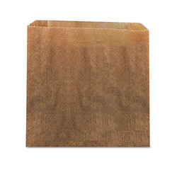 HOSPECO® Waxed Kraft Liners, 10.5" X 9.38", Brown, 250/carton HS-6141