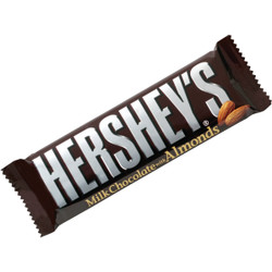 Hershey's 1.45 Oz. Milk Chocolate & Almonds Candy Bar 2410 Pack of 36