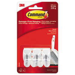 Command™ HOOK,SML WIRE,3/PK,WE 17067ES