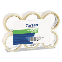 Tartan™ 3710 Packaging Tape, 3" Core, 1.88" X 54.6 Yds, Clear, 6/pack 37106PK