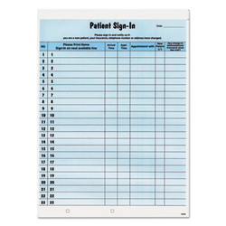 Tabbies® FORM,PATIENT SIGN-IN,BE 14531