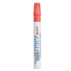 uni®-Paint Permanent Marker, Medium Bullet Tip, Red 63602