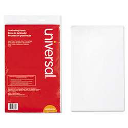 Universal® Laminating Pouches, 3 Mil, 9" X 14.5", Gloss Clear, 25/pack UNV84630