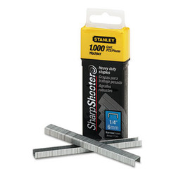 Stanley® STAPLES,F/TR100,.25",1MBX TRA704T