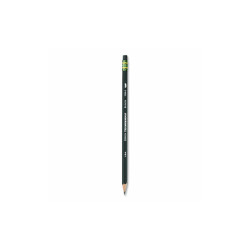 Ticonderoga® Pencils, Hb (#2), Black Lead, Black Barrel, Dozen X13953