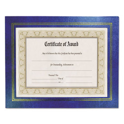 NuDell™ Leatherette Document Frame, 8.5 x 11, Blue, Pack of Two 21201