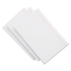 Universal® Ruled Index Cards, 3 X 5, White, 500/pack UNV47215