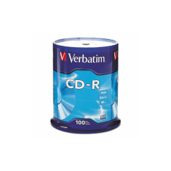 Verbatim® DISC,CD-R,52X,80MIN,100SP 94554