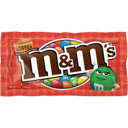 M&M's Peanut Butter 1.63 Oz. Candy 10041 Pack of 24