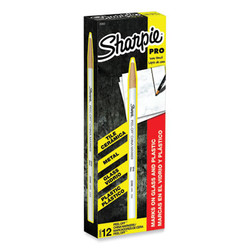 Sharpie® Peel-Off China Markers, White, Dozen 2060