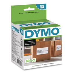DYMO® Labelwriter Shipping Labels, 2.12" X 4", White, 220 Labels/roll 30323