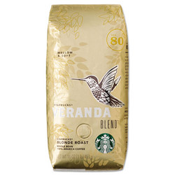 Starbucks® VERANDA BLEND Coffee, Whole Bean, 1 lb Bag 12421012