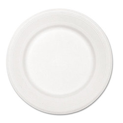 Chinet® Paper Dinnerware, Plate, 10.5" Dia, White, 500/carton 21217