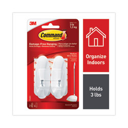 Command™ HOOK,WIRE,MED,2/PK 17068ES