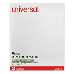Universal® PORTFOLIO,LTR,2PCKT,AST UNV56613