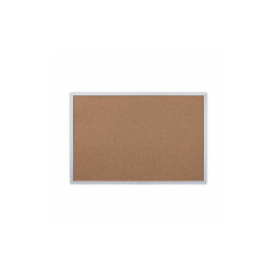 Universal® Cork Bulletin Board, 36 x 24, Tan Surface, Aluminum Frame 43613-UNV
