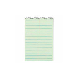 TOPS™ Gregg Steno Pads, Gregg Rule, 80 Green-Tint 6 X 9 Sheets 8021