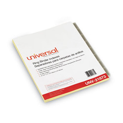 Universal® INDEX,ECO,8TAB,6/PK,CR UNV21873