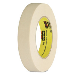 Scotch® High-Performance Masking Tape 232, 3" Core, 18 Mm X 55 M, Tan 232