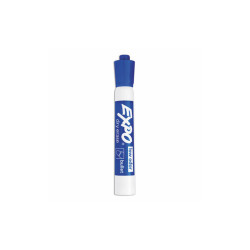EXPO® Low-Odor Dry-Erase Marker, Medium Bullet Tip, Blue, Dozen 82003