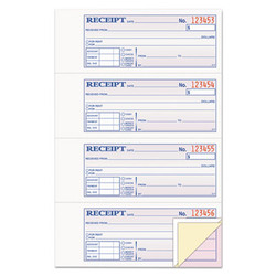 Adams® BOOK,MNY/RNT RCPT 3PT 100 TC1182