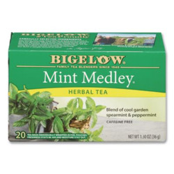 Bigelow® Mint Medley Herbal Tea, 28/box RCB003931
