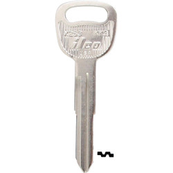 ILCO Kia Nickel Plated Automotive Key, KK3 / X253 (10-Pack) AF00007122