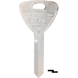 ILCO Ford Nickel Plated Automotive Key, H62 / 1191ET (10-Pack) AL01292002