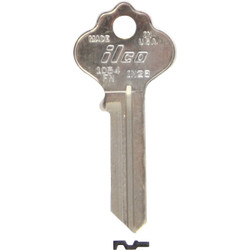 ILCO Nickel Plated File Cabinet Key IN28 / 1054FN (10-Pack) AL3584900B