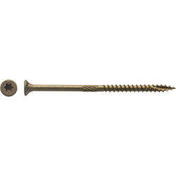 Big Timber #9 x 3-1/8 In. Bronze Flat Head Wood Screw (1800 Ct.) BTX9318