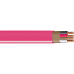 Romex 200 Ft. 10/3 Solid Pink NMW/G Electrical Wire 63948572