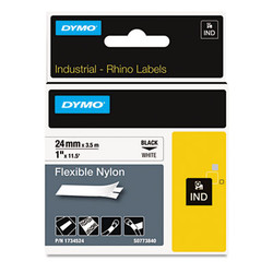 DYMO® TAPE,FLEX NYLON,1",WH 1734524