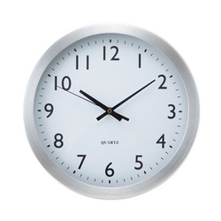 Universal® CLOCK,12"SILENT SWEEP,AL UNV10425