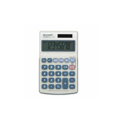 Sharp® El240sb Handheld Business Calculator, 8-Digit Lcd EL240SAB