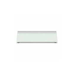 Quartet® Glass Dry Erase Desktop Computer Pad, 18 x 6, White Surface GDP186