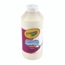 Crayola® Artista Ii Washable Tempera Paint, White, 16 Oz Bottle 543115053