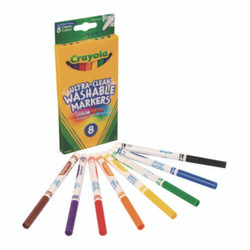 Crayola® MARKER,CLSC,WASH,FNE,8/ST 587809
