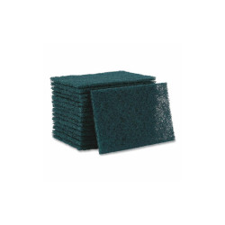 Boardwalk® Heavy-Duty Scouring Pad, 6 x 9, Green, 15/Carton 86LGI