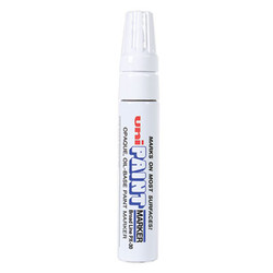 uni®-Paint Permanent Marker, Broad Chisel Tip, White 63743