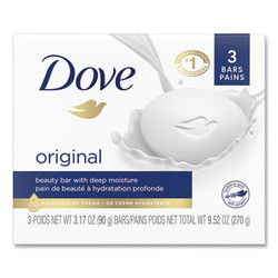 Dove® White Beauty Bar, Light Scent, 3.17 Oz, 3/pack 04090PK