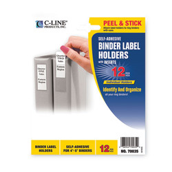C-Line® HOLDER,BNDR LBL4-5'',12PK 70035